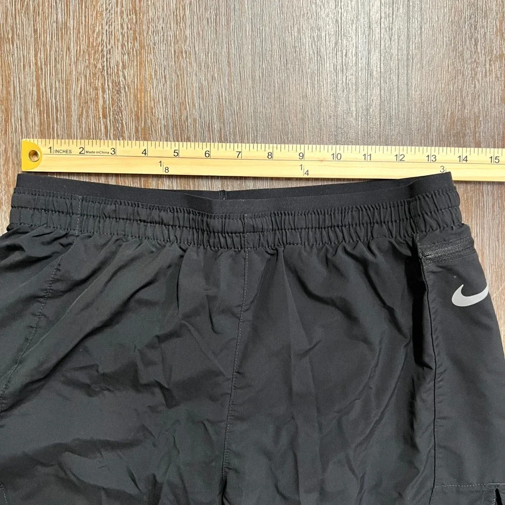 Nike Dri-FIT Running Shorts Women's Small‎ Black Athletic Workout Training